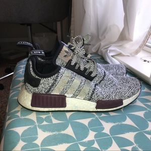 maroon reflective nmd